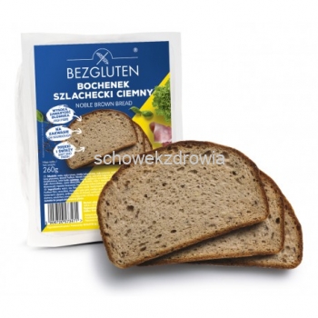 Bochenek szlachecki ciemny bezglutenowy. 260g  na zamówienie