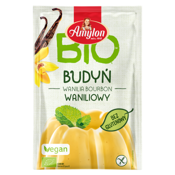 BUDYŃ WANILIOWY BEZGLUTENOWY BIO 40 G - AMYLON