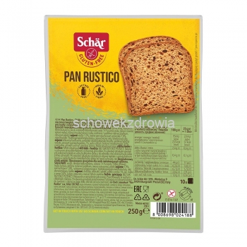 PAN RUSTICO- chleb wieloziarnisty bezglutenowy 250g