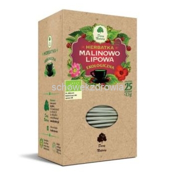 Herbata lipowo-malinowa 62,5 g(25x2,50g) EKO