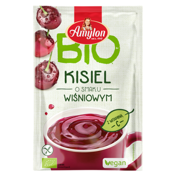 KISIEL INSTANT O SMAKU WIŚNIOWYM BEZGLUTENOWY BIO 30 g -